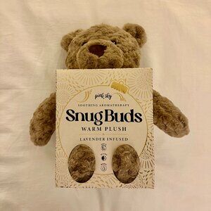 Pink Sky Aromatherapy Snug Buds Lavender Infused Warm/Cold Plush Bear, New